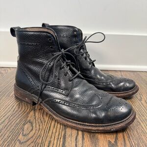AQUATALIA Men’s Tristian Suede Leather Shearling Lace Up Weatherproof Boots Aquatalia Men main image 2